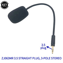 Load image into Gallery viewer, Gaming Headset Gooseneck Microphone 2.5mm Straight Plug 190mm Long
