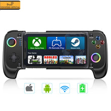 Load image into Gallery viewer, DinoFire Cell Phone Gamepad Joystick for iPhone Android Control Bluetooth Controller Trigger with Hall Effect Stick Mobile Game
