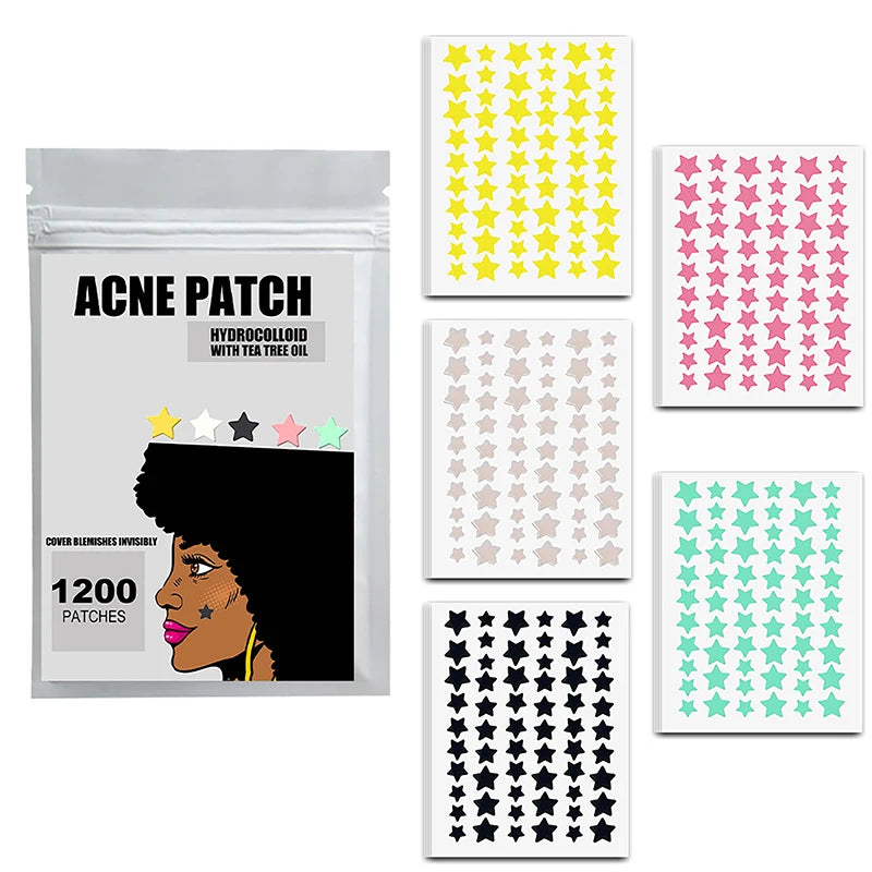 300/600/1200 PCS/SET Star Pimple Patch