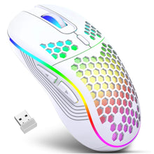 Load image into Gallery viewer, 2.4G Wireless Gaming Mouse with Adjustable DPI Ergonomic Honeycomb Design for Desktop Laptop
