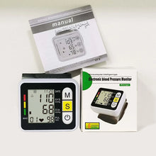 Load image into Gallery viewer, Digital Wrist Blood Pressure Monitor Heart Rate Pulse Meter Measure
