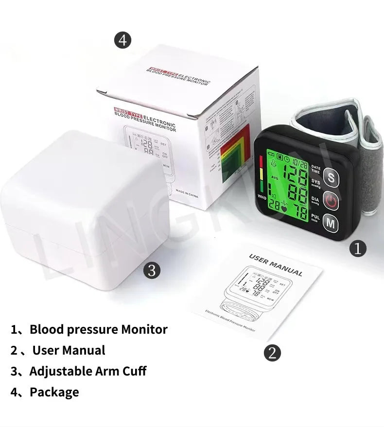 Wrist Blood Pressure Monitor