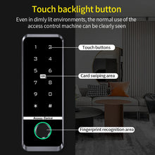 Load image into Gallery viewer, Fingerprint Access Control System IP66 Waterproof Biometrics Outdoor RFID Keypad Reader Touch Panel
