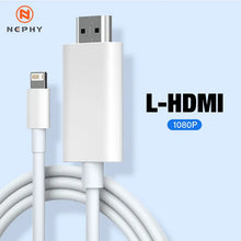 Load image into Gallery viewer, 1080P HDTV Cable TV Digital AV Adapter for iphone to HDMI Cables
