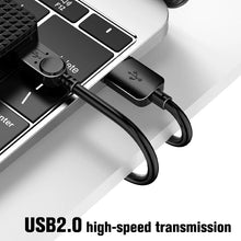 Load image into Gallery viewer, 1/2/3M USB 2.0 to Mini USB 5Pin Fast Data Charger Power V3 Cables For MP3 4 Car DVR GPS TV PS3 HDD Mobile Hard Disk Drive box
